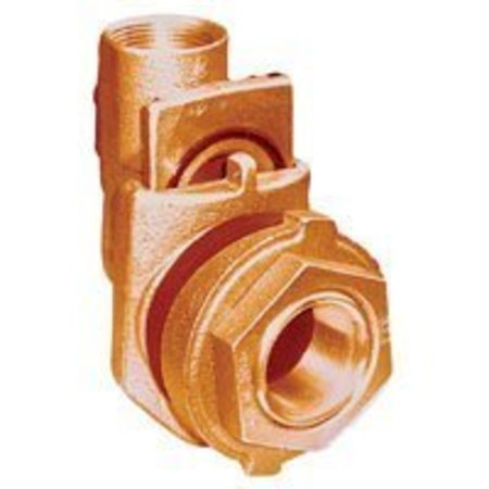 Simmons Simmons 1822SB Pitless Adapter, 1-1/4 in, 250 psi, Silicone Bronze 1822SB